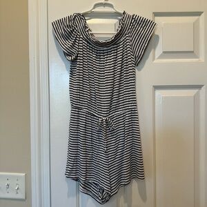 Off-the-shoulder romper